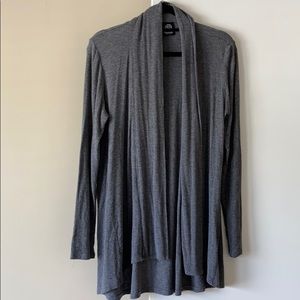 Super soft long gray cardigan